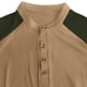 thumbnail image 4 of Ceisia Men's Spring Gift Casual Solid Color Button-Up Round/Crew Neck Short Sleeve Shirt - Comfortable Daily Outdoor Wear, 4 of 7