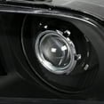 thumbnail image 4 of Halo Projector Headlights w/ LED Light Strip (Chrome Housing/Clear Lens) Made for and Compatible with 2005-2009 Ford Mustang, 4 of 9