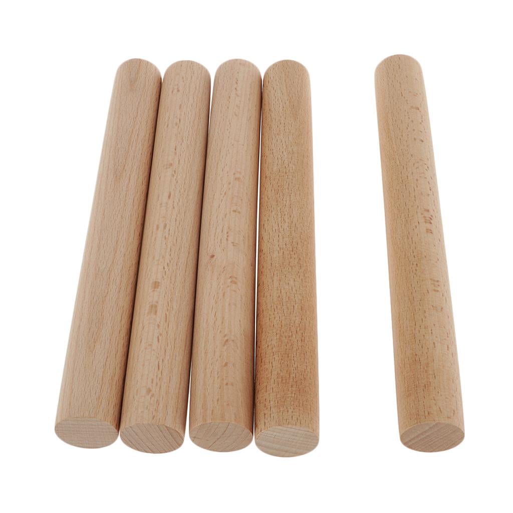 Children Wooden diy craft counting stick Educational Toys Round Wooden Rods