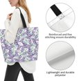 thumbnail image 3 of Easygdp Lavender Flowers Bolsas Tote para Mujer, Bolsos de Hombro para Viaje, Bolsos de Mano de Gran Capacidad para Compras y Trabajo, 3 of 8