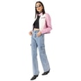 thumbnail image 2 of Chamarra Quarry Slim fit Parches Racing Para Mujer, 2 of 4