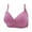 Purple, variant on Bigersell Women's Bras No Underwire On Sale Women Bras Full-Coverage Soft Bra Style B3395 V-Neck Seamless Bras Hook and Eye Bra Closure Tall Size Full Figure Bras for Women Plus Size Black S