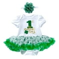 thumbnail image 4 of EnJoCho Toddler Sport Romper Baby Print Girls Boys Fall Short Sleeve St. Patric.k's Day Romper Bodysuit Dress Clothes Baby Kids Boys Trendy Casual Comfort Bodysuit Clothing, 4 of 7