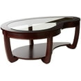 thumbnail image 2 of Crystal Falls Transitional Coffee Table, Dark Cherry, 2 of 9