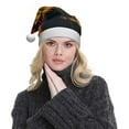 thumbnail image 5 of Fuzoiu Watercolor Glasses Guinea Pig Print Santa Hat Christmas Hat for Adults,Santa Hats with Pompom, Unisex Xmas Holiday Hat for Christmas New Year Festive Party Supplies, 5 of 6