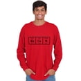 thumbnail image 5 of Ba Co N Bacon Food Science Nerd Geeky Long Sleeve TShirt Men Women Brisco Brands S, 5 of 6