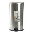 thumbnail image 3 of Hometrends 30 Litre Stainless Steel Pedal Waste Bin, Oval, Fingerprint-Resistant Finish, 3 of 10