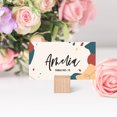 thumbnail image 3 of Koyal Wholesale Abstract Terracotta Place Cards for Wedding Party Tables, Seating Name Place Cards for Holders, 60 Pack, 3 of 5