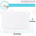 thumbnail image 3 of czcpp-Recipe Card Set - 25 Recipe Cards 4 x 6 Inch, Perfect Size Blank Cards for a Recipe Card Box, Make Your Own Personalized Recipe Book - Garden Herbs, 3 of 4