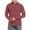 Deep Red_#611009, variant on Homozy Men's Quick Dry Golf Polo Shirts Raglan Long Sleeve Solid Color Shirt Sports Lightweight T Shirts