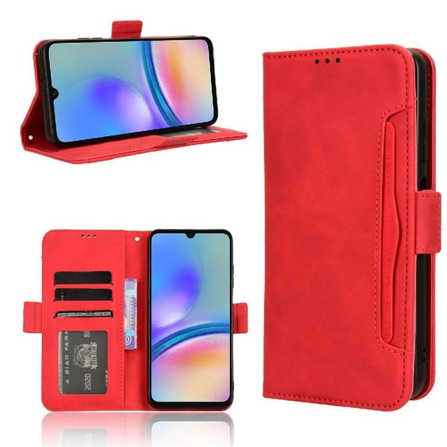 Funda Tipo Billetera GANGXUN para Samsung Galaxy A05S – Tapa Flip con Tarjetero