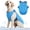 Blue, variant on Kuoser Dog Cooling Vest, Breathable Mesh Ice Vest for Dogs, Cooling Jacket for Pet, Blue, large