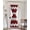 Red, variant on Light Brown Ripple Blackout Door Curtains for French, Glass,Front, Back, Patio Door, Simple Light Brown White Waves Aesthetics Thermal Insulated Rod Pocket Window Curtain Drapes With Tiebacks 25"x40"