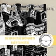 thumbnail image 6 of Eiffel Tower Kitchen Curtains Window Panels, Vintage France Romantic European Paris City Art Insulated Window Treatment Curtain, Grommet Curtains for Bedroom/Living Room/Bathroom, 2 Piece 42"Wx54"L, 6 of 8
