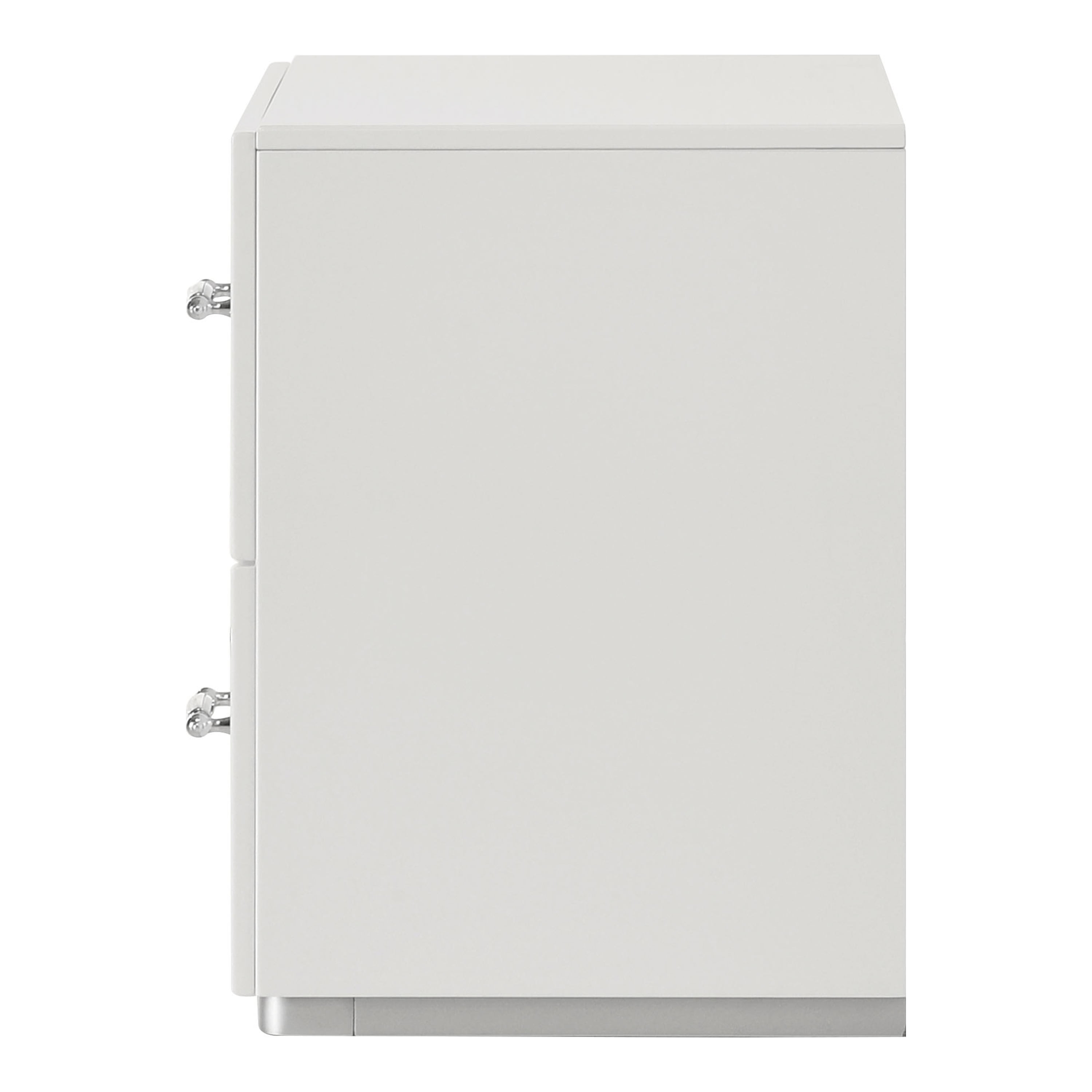 Furniture of America Wellan Modern Adult 2-Drawer Nightstand, White