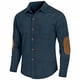 thumbnail image 1 of pstuiky camisas de manga larga para hombre, Camisa informal de manga larga con solapa y botones para hombre camisetas de hombre l, 1 of 5
