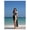 Blue and Gold, variant on Women's Blue Gold Watercolor Print One-Piece Swimsuit with Mesh Cover-Up Skirt, Modest Tummy Control Swimwear for Summer Vacation, S-XL