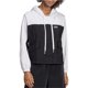 thumbnail image 1 of Chaqueta cortavientos Adidas Color-Block para mujer, blanca, mediana, 1 of 1