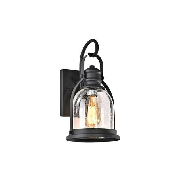 Chloe Lighting CH2S200BK14-OD1 14 in. Mark Transitional 1 Light Outdoor Wall Sconce, Textured Black