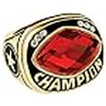 thumbnail image 3 of Express Medals Champion Rouge MVP Bague Trophée All Star Tailles 6 à 15 avec Présentoir de Récompense et Chaîne Style Balle 12, 3 of 4