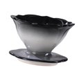 thumbnail image 4 of Cafetera de goteo manual de cerámica para café, gran regalo para el hogar, elegante, fácil de limpiar, decoración, accesorios de preparación lenta Negro, 4 of 8