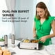 thumbnail image 2 of Servidor de buffet y calentador de comida OVENTE FW152S 2x1.5L inoxidable, 2 of 5
