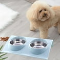 thumbnail image 4 of Tazones de alimentos para perros altos de acero inoxidable perfecl 29x18.5x6.2cm 37.5x25x7.5cm, 4 of 8
