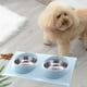 thumbnail image 4 of Tazones de alimentos para perros altos de acero inoxidable perfecl 29x18.5x6.2cm 37.5x25x7.5cm, 4 of 8