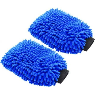 Car Wash Mitt Scratch Free 5-Finger Microfiber Interior Exterior Cleaning  Gloves Auto Chenille for Cleaning Wheel Tight Spot - AliExpress