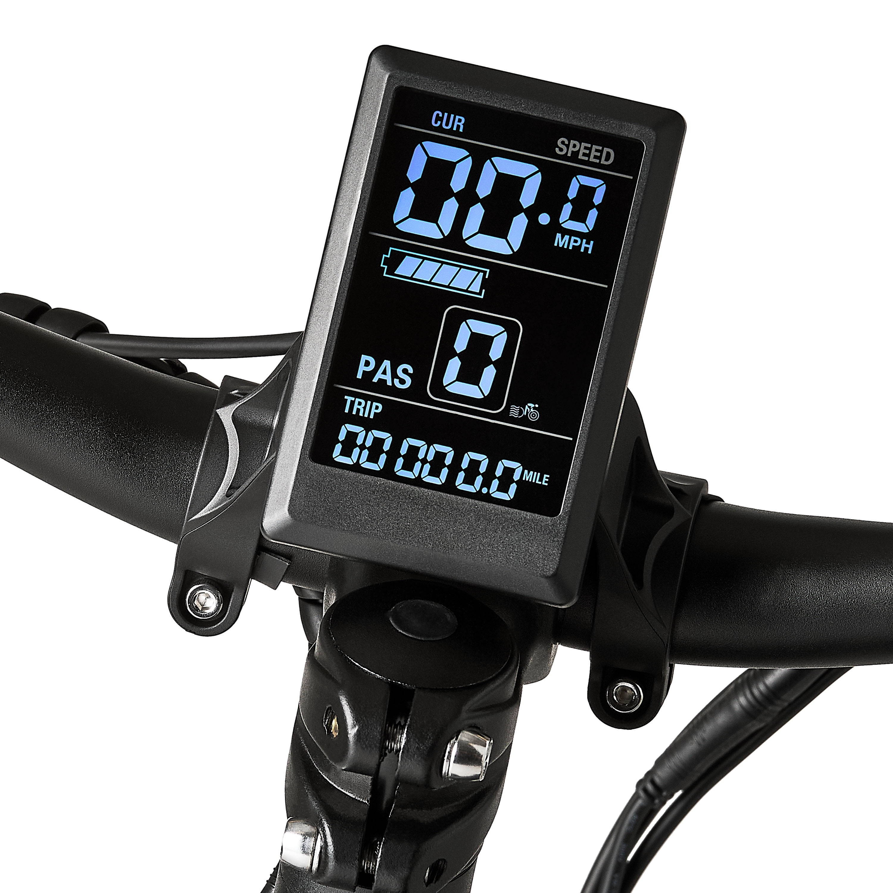 Ozark Trail 26" M.3 Ranger+ Electric Fat Tire Bike, 48V, Class 2, Black, Fits Riders 5'2" - 6'1", Adult, Unisex
