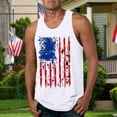 thumbnail image 2 of Xijirk Tank Tops Men Independence Day Tank Top Summer Sleeveless Breathable Shabby Flag Print Casual Top for Holiday,XL, 2 of 4