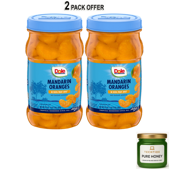 Dole Mandarin Oranges in Fruit Juice, 23.5 oz Jar