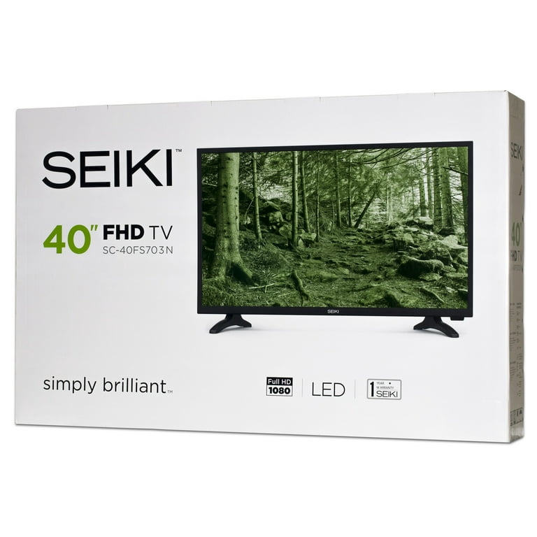 SEIKI SC-40FS703N TV Stand Legs Y16A3951300 / Y16A3951400 G1715 OEM - No  Screws