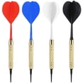 thumbnail image 2 of 12 Pcs 18g Plastic Soft Tip Darts Set 100 Black 2BA Replacement Tips Electronic Dartboard, 2 of 8