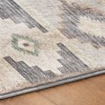 thumbnail image 5 of Addison Rugs Dream Shag Premium Machine Washable Transitional Aztec Gray Runner Rug, 2'3" x 7'6", 5 of 8