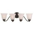 thumbnail image 1 of Maxim 2123ICOI Basix 4-Light Bathroom Vanity, Oil Rubbed Bronze, 1 of 1
