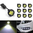 thumbnail image 1 of Amdohai 23mm Eagle Eye LED Bulb,DRL Light Ultra Thin Waterproof Black Aluminum Shell Car Motorcycle Turn Signal Light Fog Tail Backup Reverse Light,10-Pack, 1 of 8