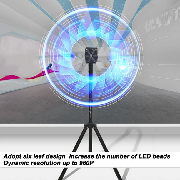 D Ventilador de pantalla de holograma publicitario, ventilador de holograma 3D Máquina de publicidad holográfica D profesional Proyector de pantalla de ventilador de holograma D compacto y liviano