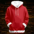 thumbnail image 5 of Hoodie for Women Trim 2026 Fall Winter Long Sleeve Fashion Plain Drawstring Hooded Sweatshirt with Pockets Pullover Top, 5 of 6