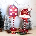 thumbnail image 5 of Christmas Street Sign Decorative Light with Bowknot Wooden Christmas Festival Display Window Desktop Atmosphere LED Light, 5 of 6