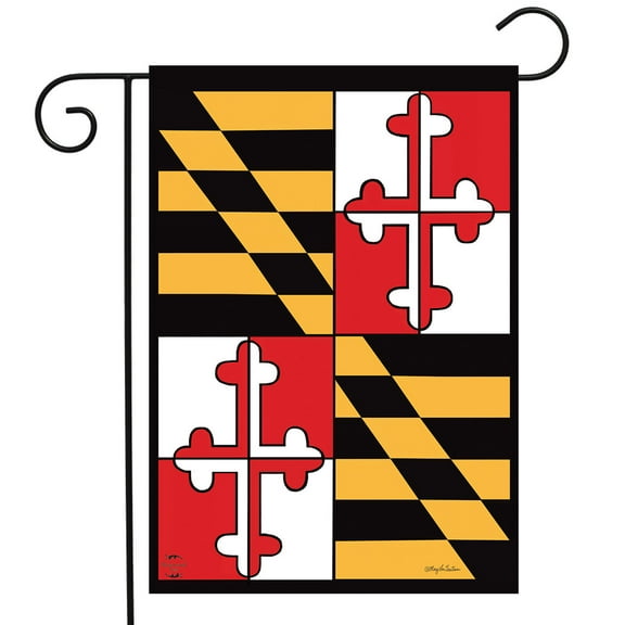 Briarwood Lane State of Maryland Garden Flag