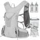 thumbnail image 1 of IX INOXTO Mochila de hidratación, mochila de agua ligera con vejiga de hidratación de 2 litros para hombres y mujeres, chaleco de hidratación para correr, senderismo, ciclismo, carrera, escalada (gris, 1 of 5