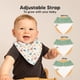 thumbnail image 3 of Baberos tipo bandana KeaBabies, paquete de 10 unidades, algodón orgánico para niñas, 3 of 9