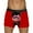 Red, variant on YAYUBA Mens Underwear Heart Print Boxer Shorts Mens Fashion Casual Comfort Valentines Day Printed Underwear