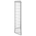 thumbnail image 2 of vidaXL Trapèze Gabion Lit Surélevé Acier Galvanisé 80x20x100 cm, 2 of 4