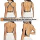 thumbnail image 3 of Sujetador con espalda baja para mujer, sujetador sin espalda con escote en forma de U profundo y levantamiento de alambre, adecuado para todos los estilos, 3 of 4