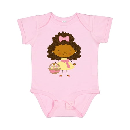 

Inktastic Easter African American Girl Gift Baby Girl Bodysuit