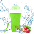 thumbnail image 1 of MesaSe Slushie Maker Cup  Smoothie Silicon Cup  Frozen Magic Squeeze Cup Homemade Milk Shake Ice Cream Maker Cooling Cup DIY for Kids and Family (Blue), 1 of 11