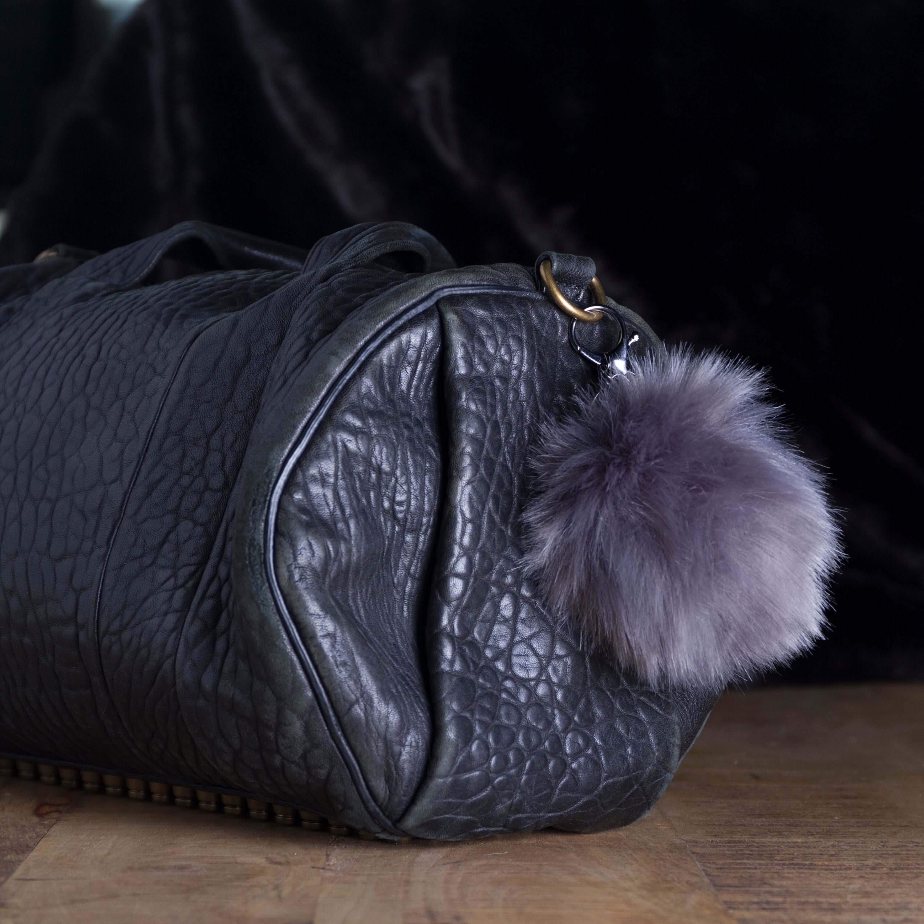 Luxe Fashion Faux faux Pom Pom 1 Inch Accessory for Keychains Bags Luggage
