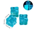thumbnail image 2 of 10-Pack Luminous Crystal Ice Blocks - Realistic Plastic Decorative Ice Cubes for Parties, Aquariums, and Home Décor, 2 of 6